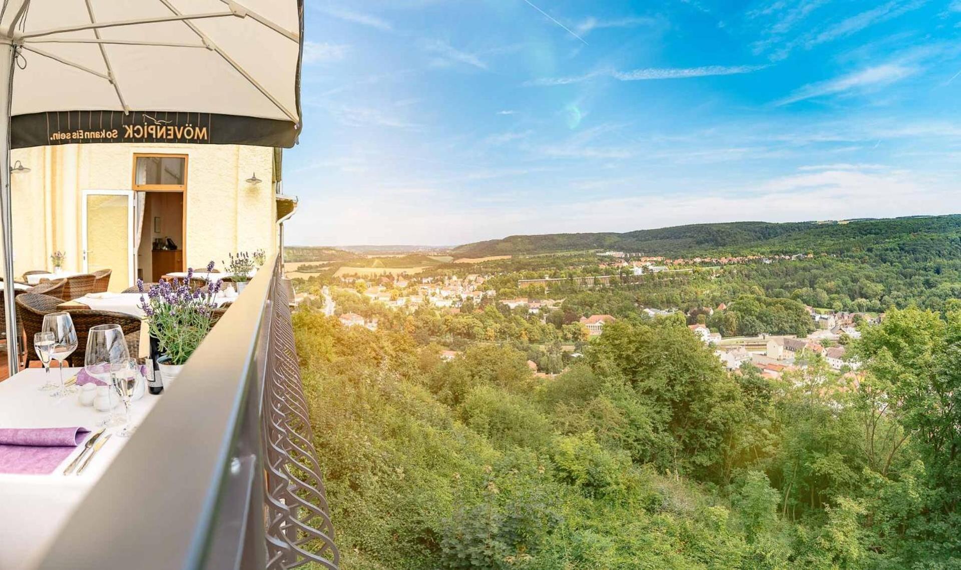 Berghotel Wilhelmsburg Bad Kosen Eksteriør billede